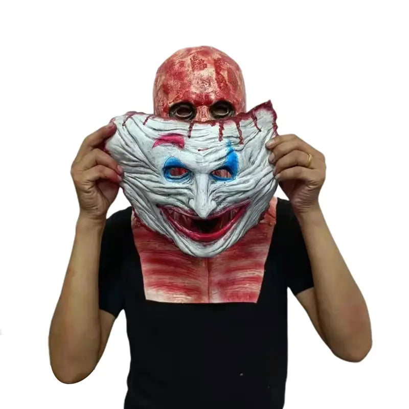 The Gore-Fusion: Halloween Double-Layer Ripped Mask