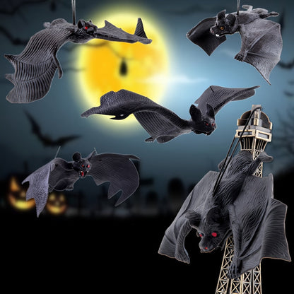 NNETM Halloween Hanging Bat Ornaments Party Decor (12pcs)