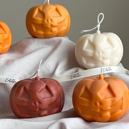 Halloween Pumpkin Candle
