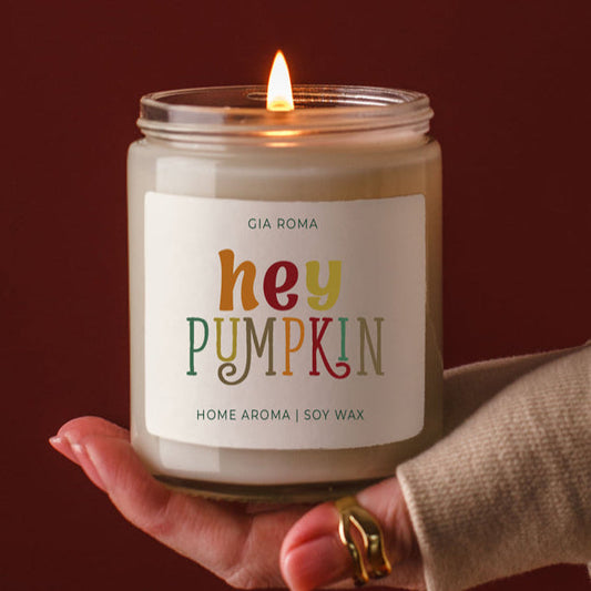 Baked Pumpkin Candle